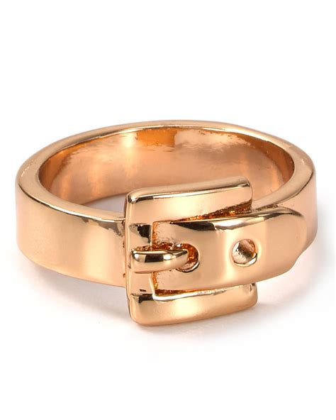 michael kors rose gold buckles|Michael Kors Rose Gold Buckle Ring .